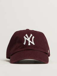47 CLEAN UP NY HAT - MAROON