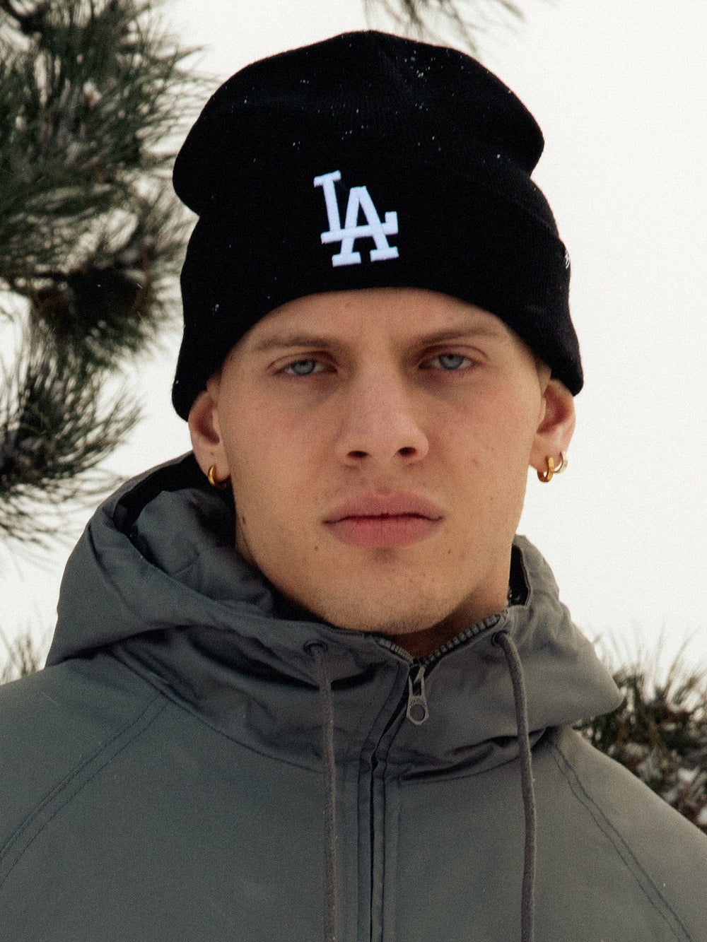 47 RAISED DODGERS BEANIE - CLEARANCE