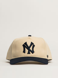 47 NEW YORK YANKEES 2TONE HITCH HAT - NATURAL