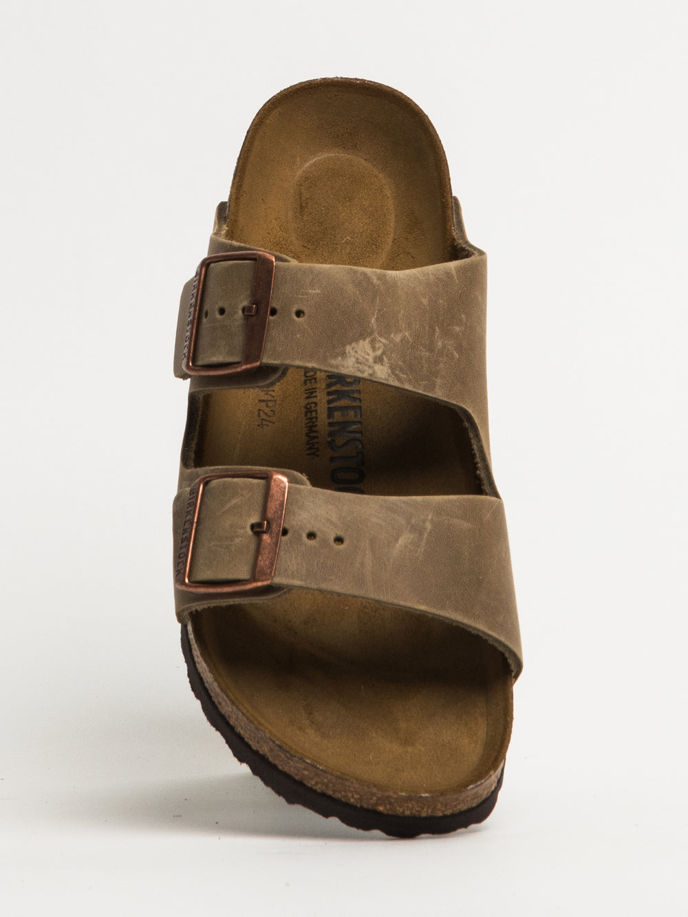 WOMENS BIRKENSTOCK ARIZONA OILED LEATHER SANDALS - TOBACCO BROWN - CLEARANCE