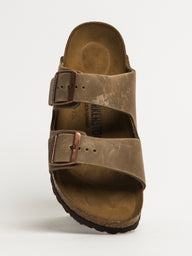 WOMENS BIRKENSTOCK ARIZONA OILED LEATHER SANDALS - TOBACCO BROWN - CLEARANCE