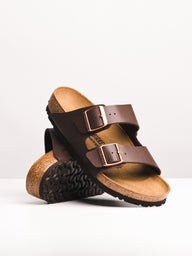 MENS BIRKENSTOCK ARIZONA SANDALS - DARK BROWN