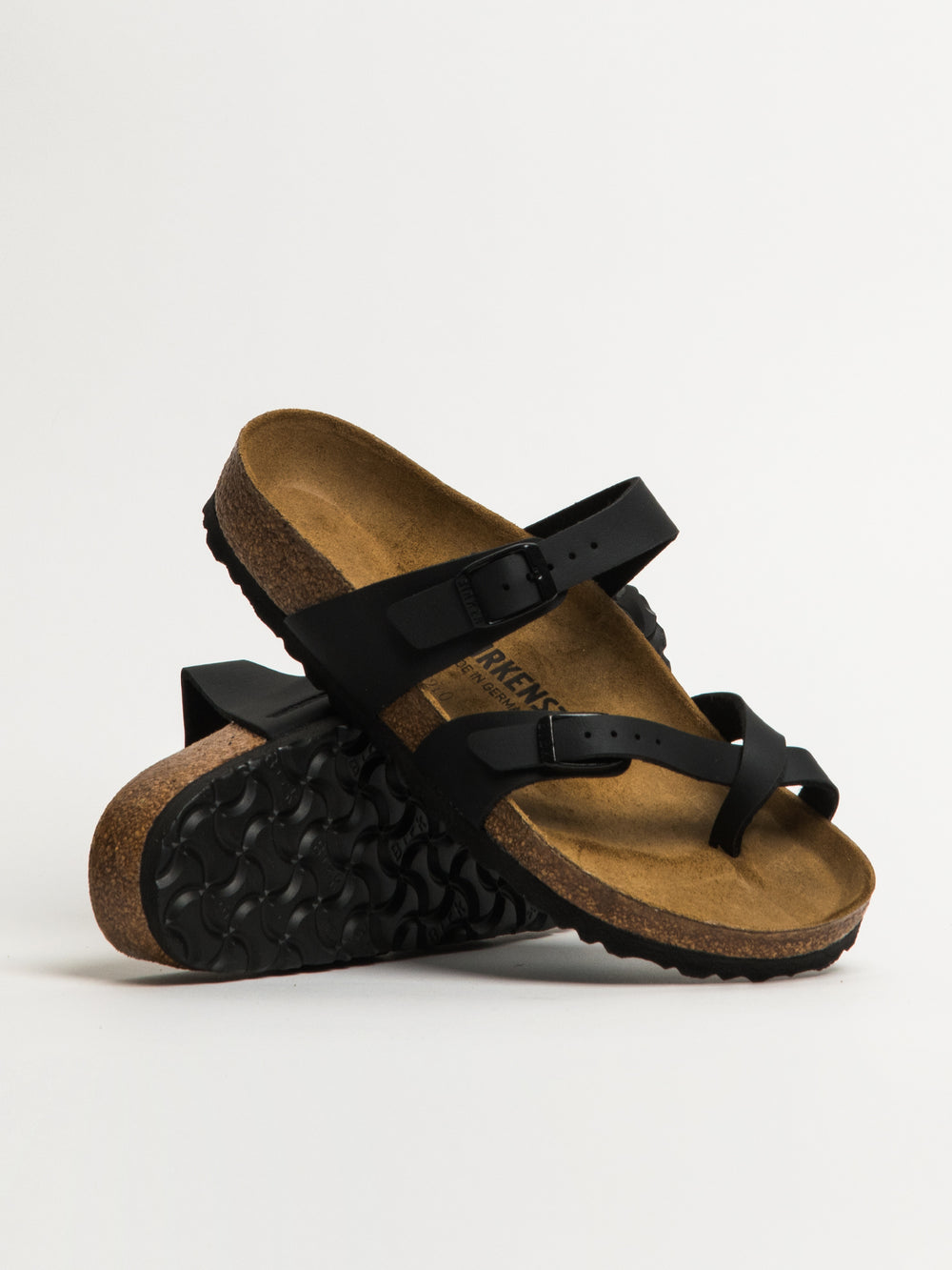 WOMENS BIRKENSTOCK MAYARI BLACK SANDALS - BLACK - CLEARANCE