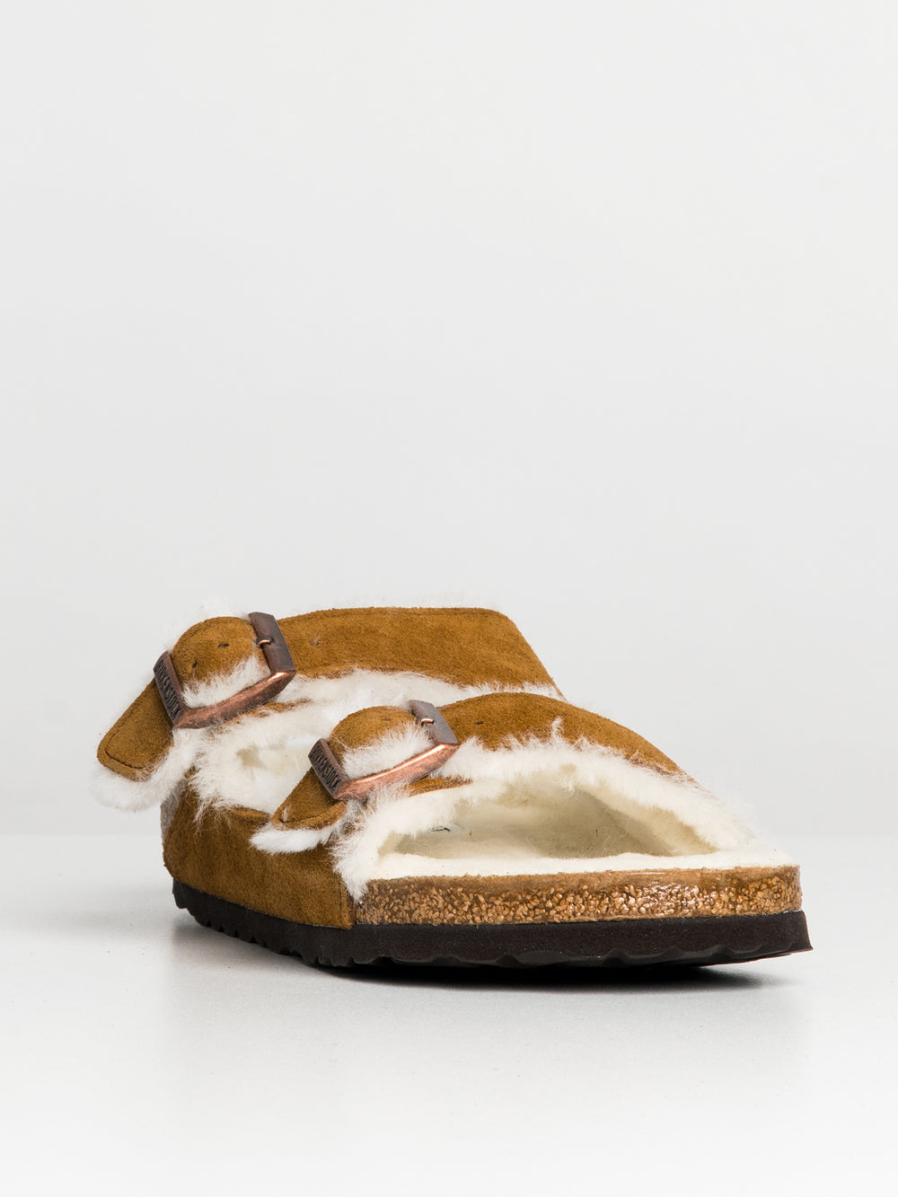 WOMENS BIRKENSTOCK ARIZONA SHEARLING REGULAR SANDALS  - CLEARANCE