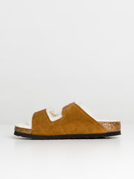 WOMENS BIRKENSTOCK ARIZONA SHEARLING REGULAR SANDALS  - CLEARANCE