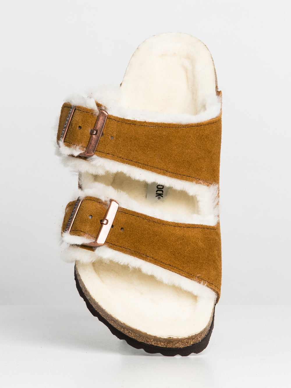 WOMENS BIRKENSTOCK ARIZONA SHEARLING REGULAR SANDALS  - CLEARANCE
