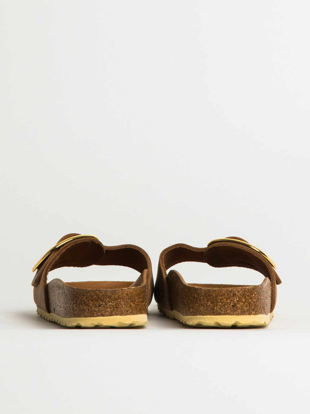 WOMENS BIRKENSTOCK MADRID BIG BUCKLE OILED LEATHER SANDALS - MEDIUM/NARROW - COGNAC