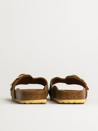 WOMENS BIRKENSTOCK MADRID BIG BUCKLE OILED LEATHER SANDALS - MEDIUM/NARROW - COGNAC