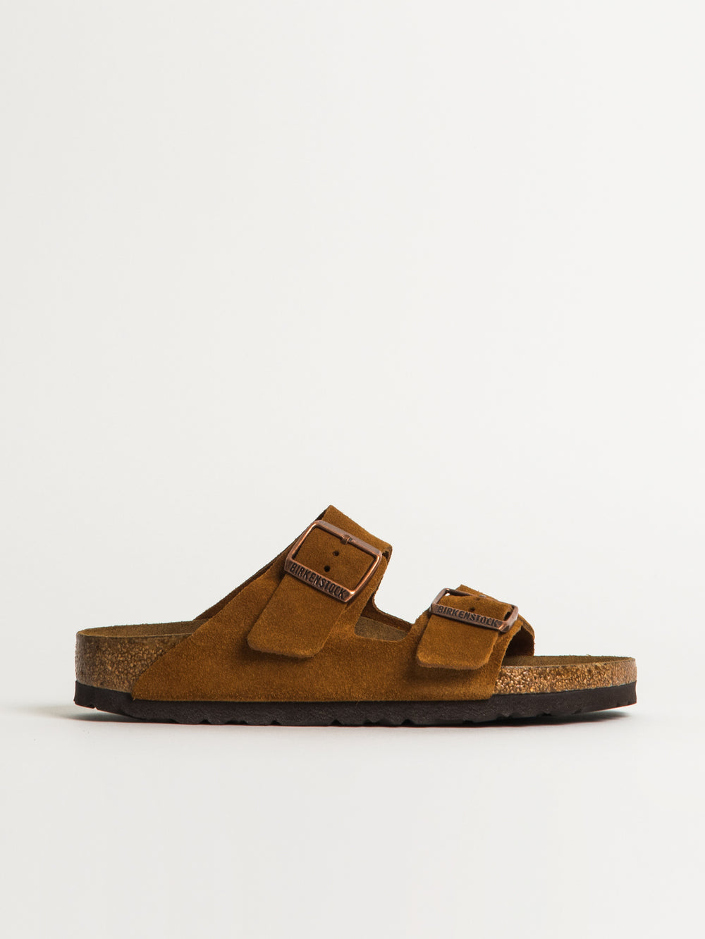 WOMENS BIRKENSTOCK ARIZONA SOFT NARROW SANDALS - MINK