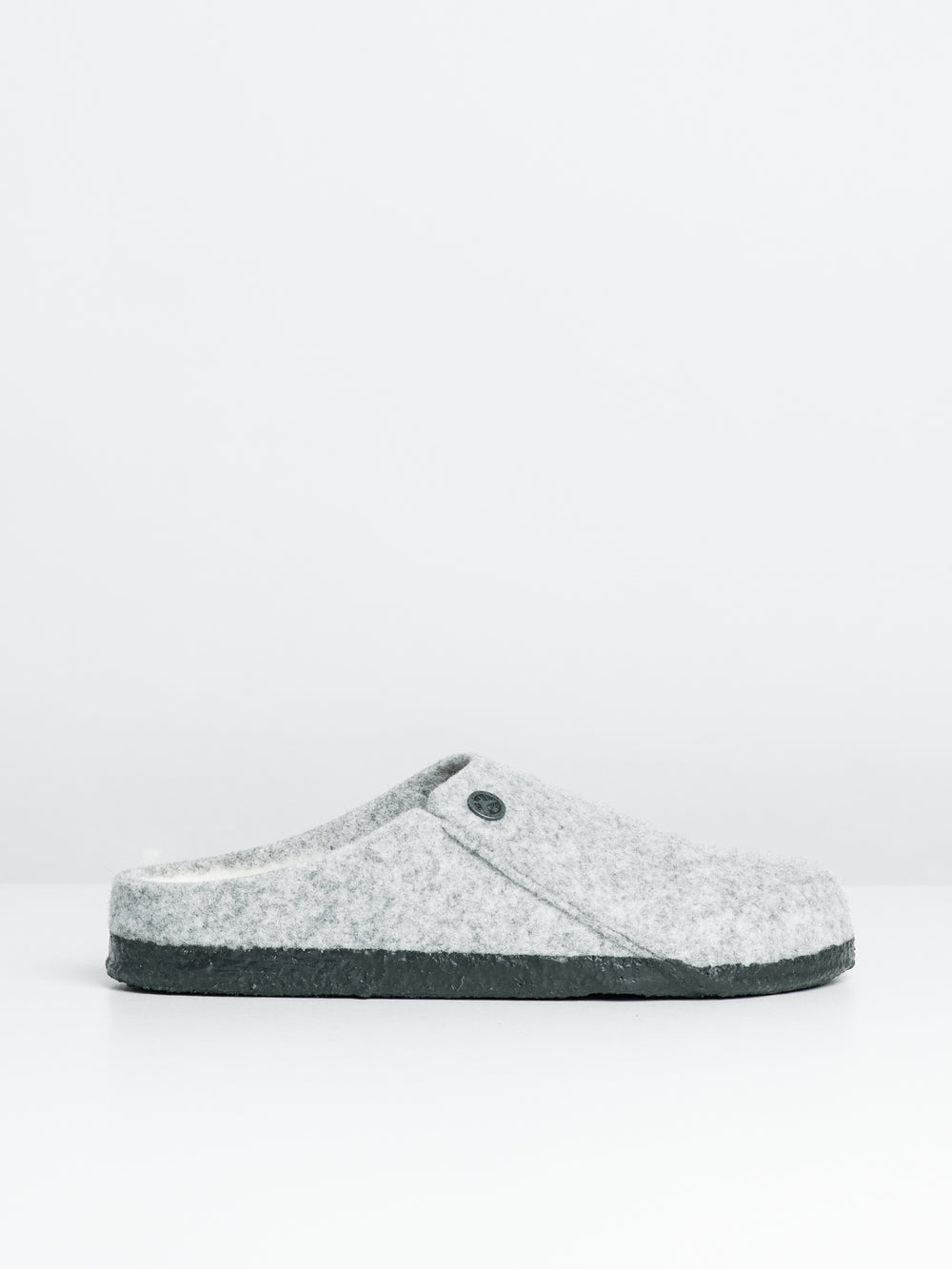 WOMENS BIRKENSTOCK ZERMATT SHEARLING SLIPPERS - LIGHT GREY - CLEARANCE