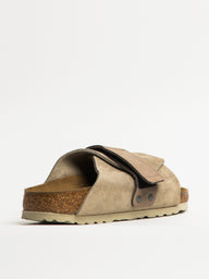 WOMENS BIRKENSTOCK KYOTO SUEDE NARROW SANDALS - TAUPE - CLEARANCE