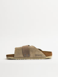 WOMENS BIRKENSTOCK KYOTO SUEDE NARROW SANDALS - TAUPE - CLEARANCE