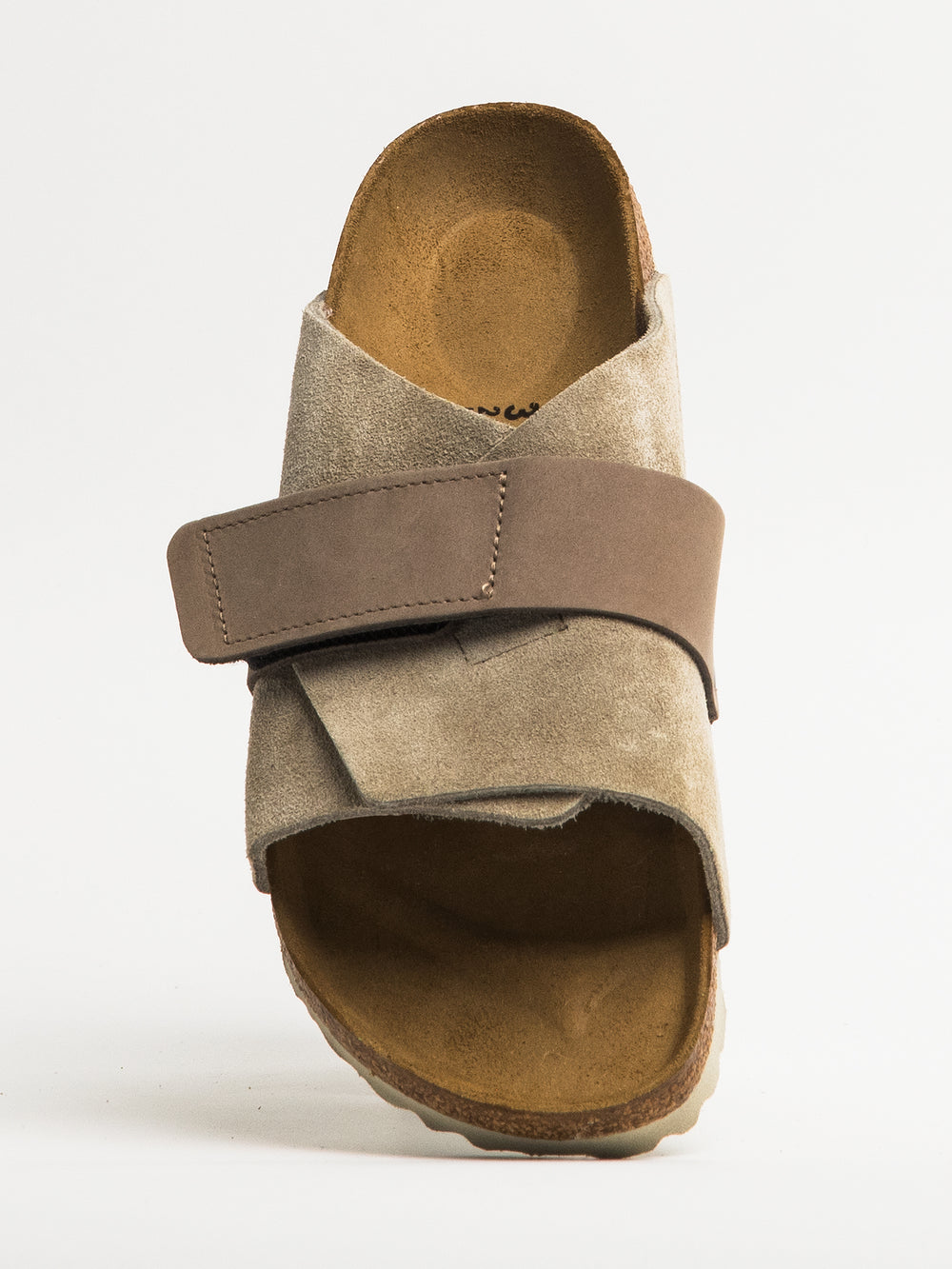 WOMENS BIRKENSTOCK KYOTO SUEDE NARROW SANDALS - TAUPE - CLEARANCE