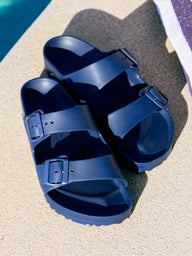 MENS BIRKENSTOCK ARIZONA EVA SANDALS - REGULAR - NAVY