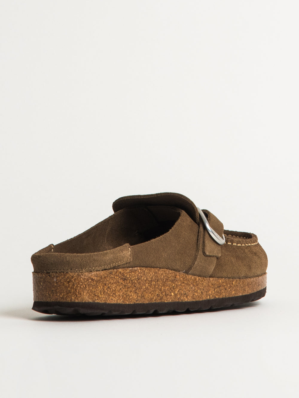 WOMENS BIRKENSTOCK BUCKLEY SUEDE NARROW - TAUPE