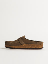 WOMENS BIRKENSTOCK BUCKLEY SUEDE NARROW - TAUPE