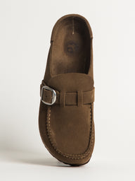 WOMENS BIRKENSTOCK BUCKLEY SUEDE NARROW - TAUPE