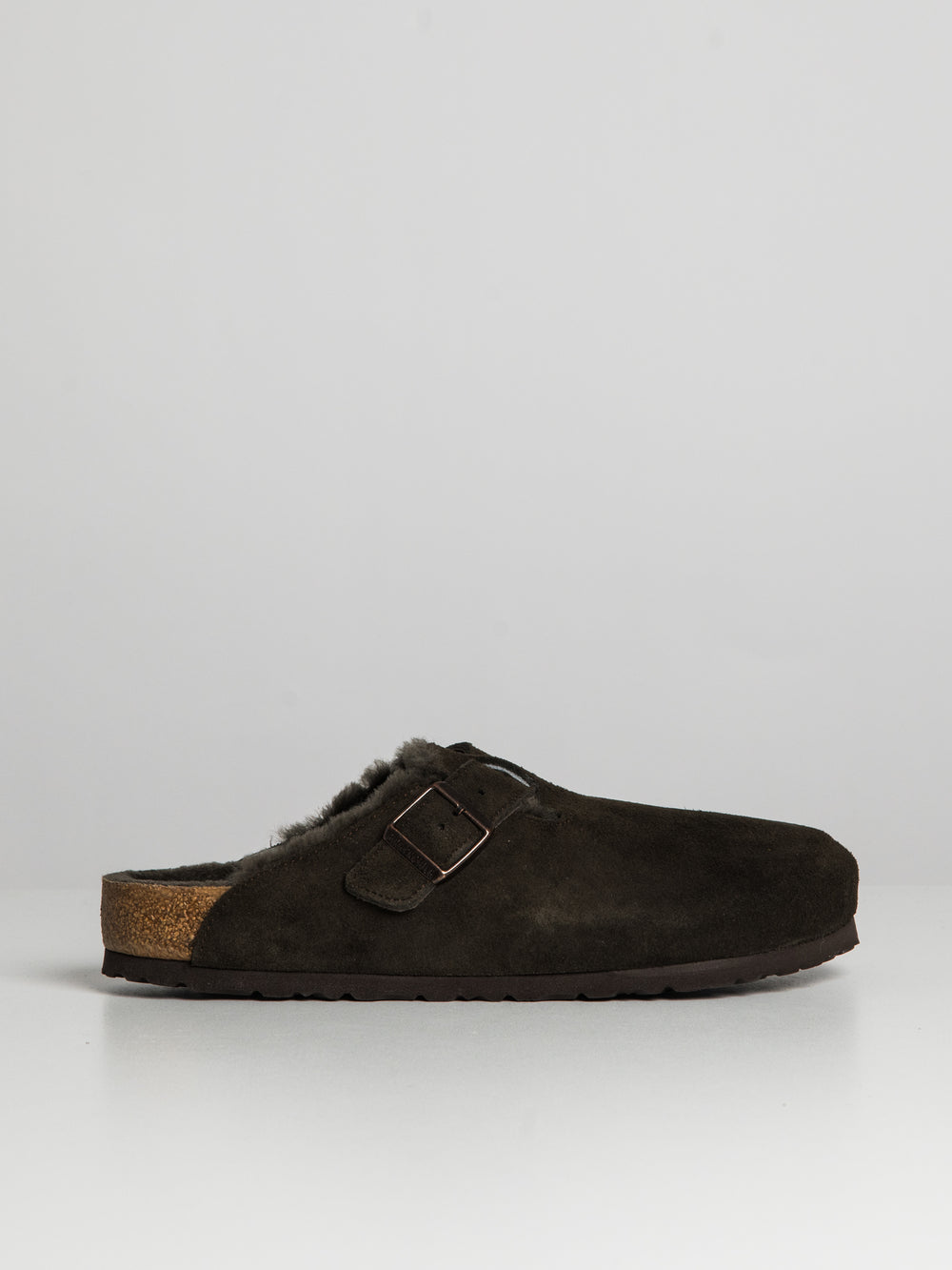 MENS BIRKENSTOCK BOSTON SHEARLING - MOCHA - CLEARANCE