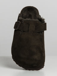 MENS BIRKENSTOCK BOSTON SHEARLING - MOCHA - CLEARANCE