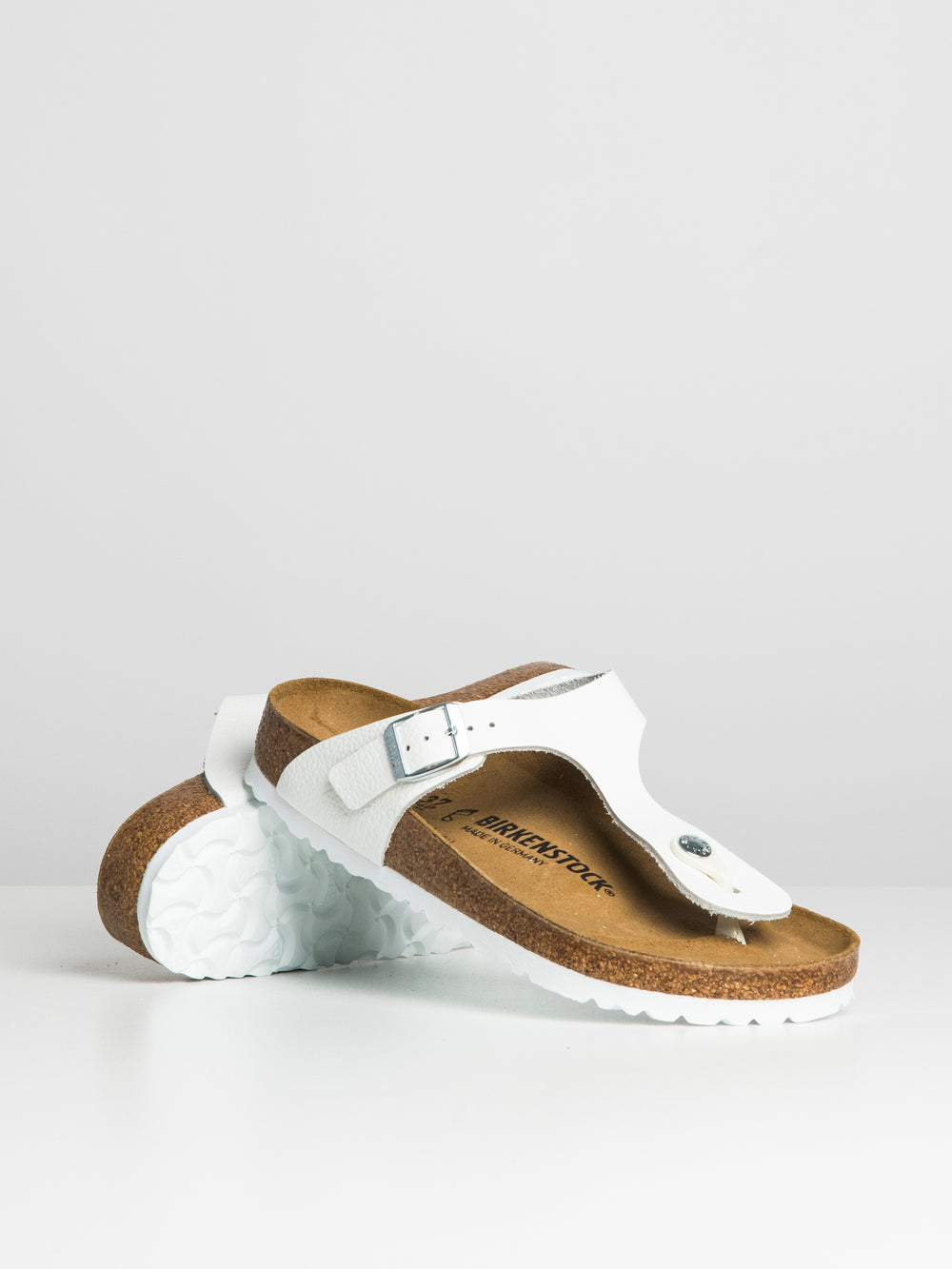 WOMENS BIRKENSTOCK GIZEH LEATHER REG SANDALS - CLEARANCE