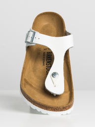 WOMENS BIRKENSTOCK GIZEH LEATHER REG SANDALS - CLEARANCE