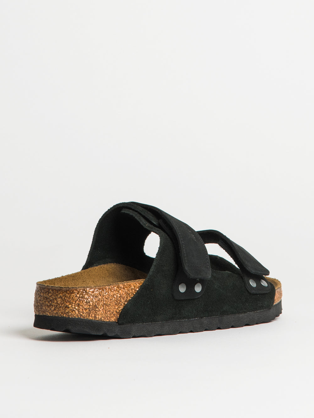 WOMENS BIRKENSTOCK UJI SUEDE NUBUCK SANDALS - MEDIUM/NARROW - BLACK