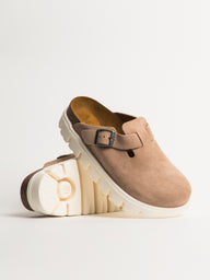 WOMENS BIRKENSTOCK BOSTON CHUNKY WARM - MEDIUM/NARROW - SAND