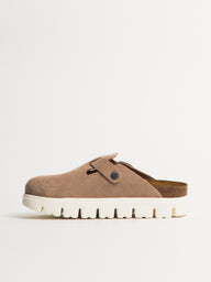 WOMENS BIRKENSTOCK BOSTON CHUNKY WARM - MEDIUM/NARROW - SAND