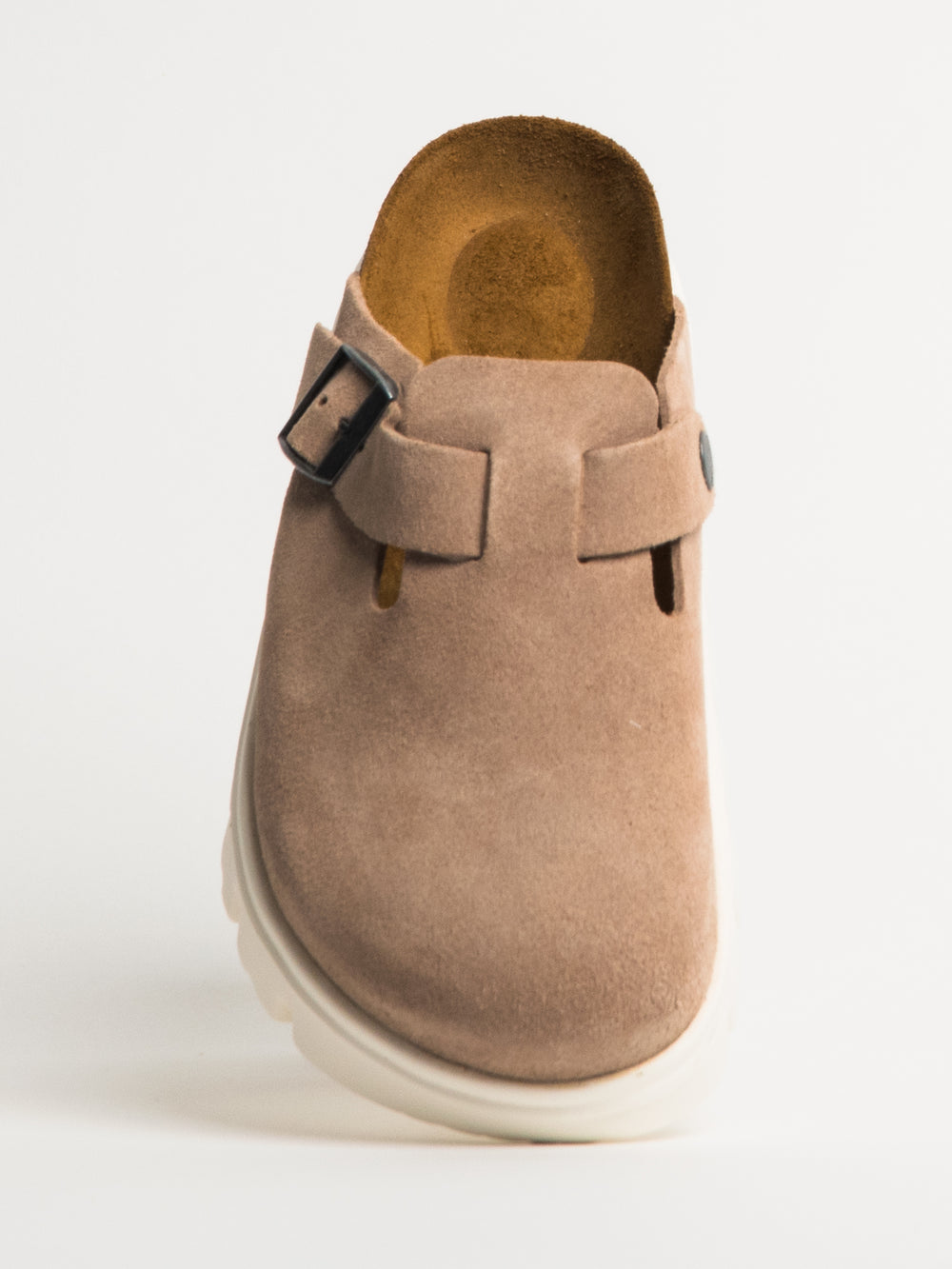 WOMENS BIRKENSTOCK BOSTON CHUNKY WARM - MEDIUM/NARROW - SAND