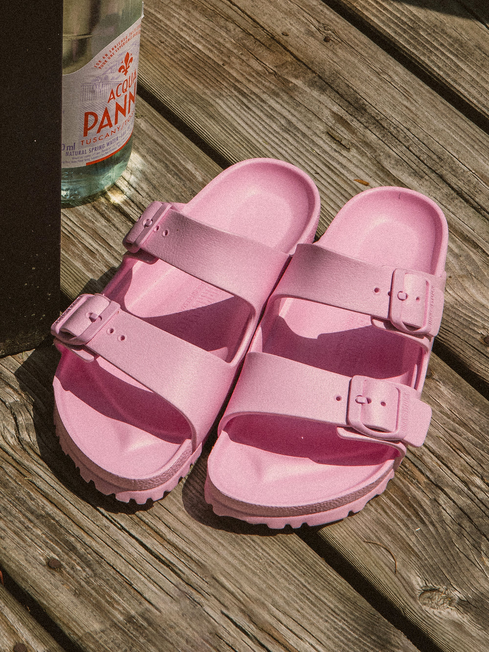 WOMENS BIRKENSTOCK ARIZONA EVA SANDALS - FONDANT PINK - CLEARANCE