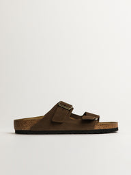 MENS BIRKENSTOCK ARIZONA CORD SUEDE - REGULAR - DARK TEA