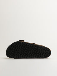 MENS BIRKENSTOCK ARIZONA CORD SUEDE - REGULAR - DARK TEA