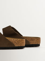 MENS BIRKENSTOCK ARIZONA CORD SUEDE - REGULAR - DARK TEA