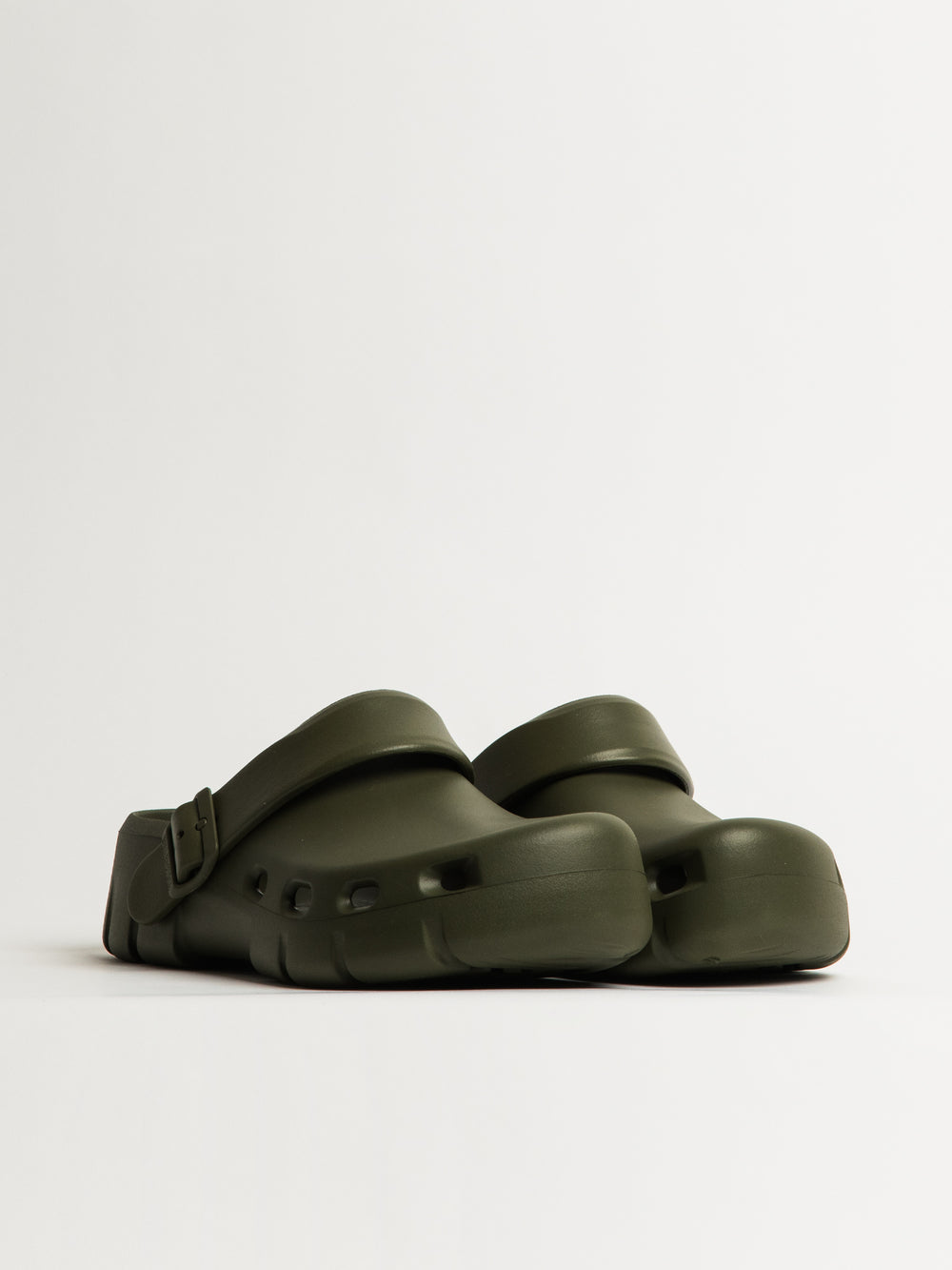 MENS BIRKENSTOCK BIRKI FLOW EVA CLOG - REGULAR - KHAKI