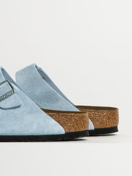 WOMENS BIRKENSTOCK ARIZONA SUEDE SANDALS - MEDIUM/NARROW - BABY BLUE