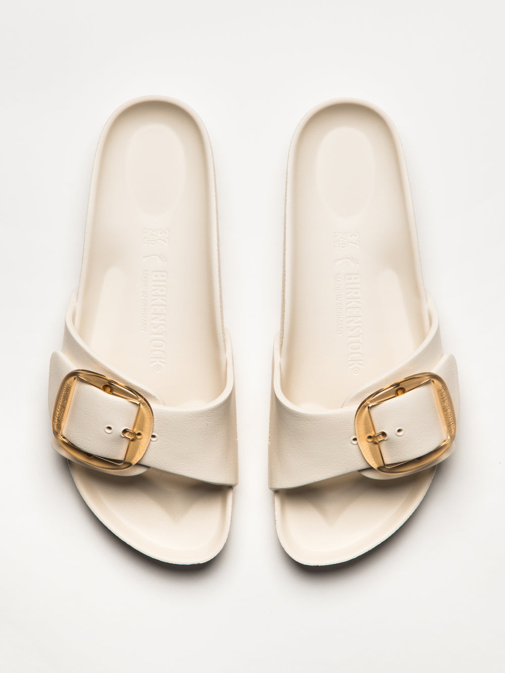 WOMENS BIRKENSTOCK MADRID BIG BUCKLE EVA SANDALS - MEDIUM/NARROW - EGG