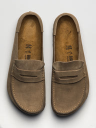 MENS BIRKENSTOCK NAPLES 2.0 GRIP - TAUPE SUEDE