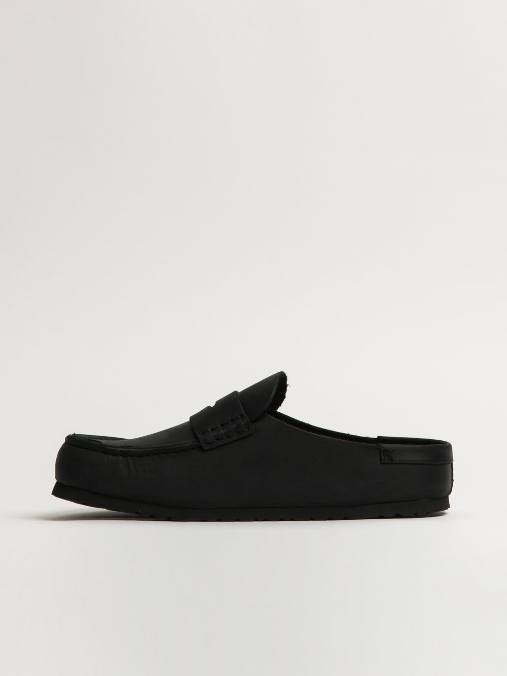 MENS BIRKENSTOCK NAPLES WRAPPED SLIP-ON - BLACK