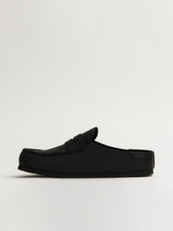 MENS BIRKENSTOCK NAPLES WRAPPED SLIP-ON - BLACK