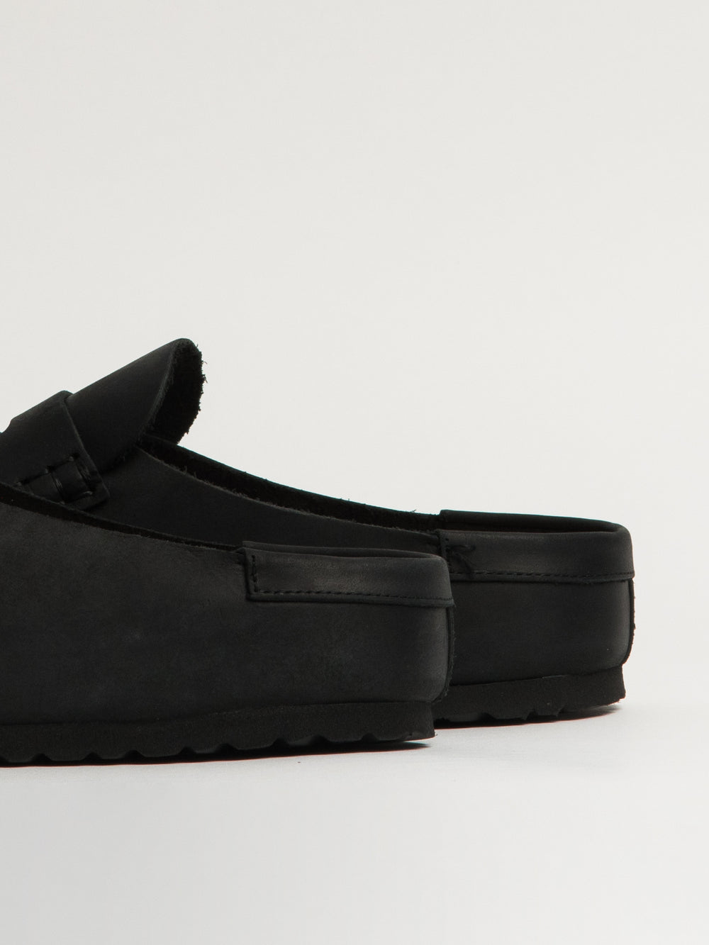 MENS BIRKENSTOCK NAPLES WRAPPED SLIP-ON - BLACK