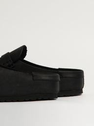 MENS BIRKENSTOCK NAPLES WRAPPED SLIP-ON - BLACK