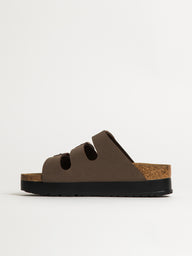 WOMENS BIRKENSTOCK FLORIDA III PLATFORM VEGAN SANDALS - MEDIUM/NARROW