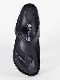 WOMENS BIRKENSTOCK GIZEH EVA BLACK SANDALS - REGULAR - BLACK