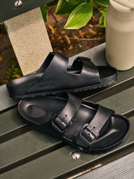 MENS BIRKENSTOCK ARIZONA EVA BLACK SANDALS - REGULAR - BLACK