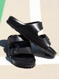 WOMENS BIRKENSTOCK ARIZONA EVA BLACK SANDALS - MEDIUM/NARROW - BLACK
