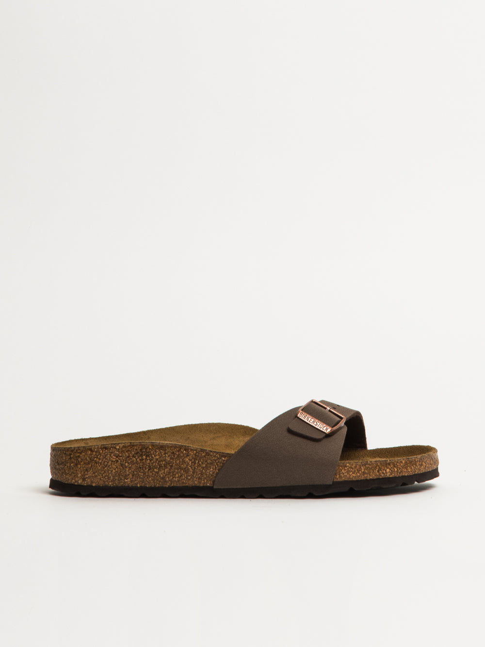 WOMENS BIRKENSTOCK MADRID BIRKIBUC NARROW FIT SANDALS - MOCHA - CLEARANCE