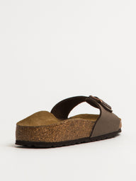 WOMENS BIRKENSTOCK MADRID BIRKIBUC NARROW FIT SANDALS - MOCHA - CLEARANCE