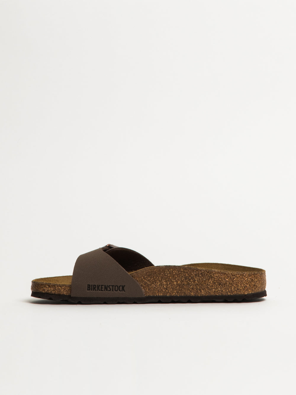 WOMENS BIRKENSTOCK MADRID BIRKIBUC NARROW FIT SANDALS - MOCHA - CLEARANCE