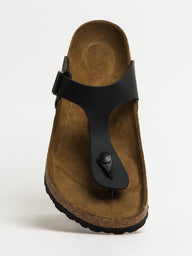 MENS BIRKENSTOCK GIZEH BF REGULAR SANDALS - REGULAR - BLACK - CLEARANCE