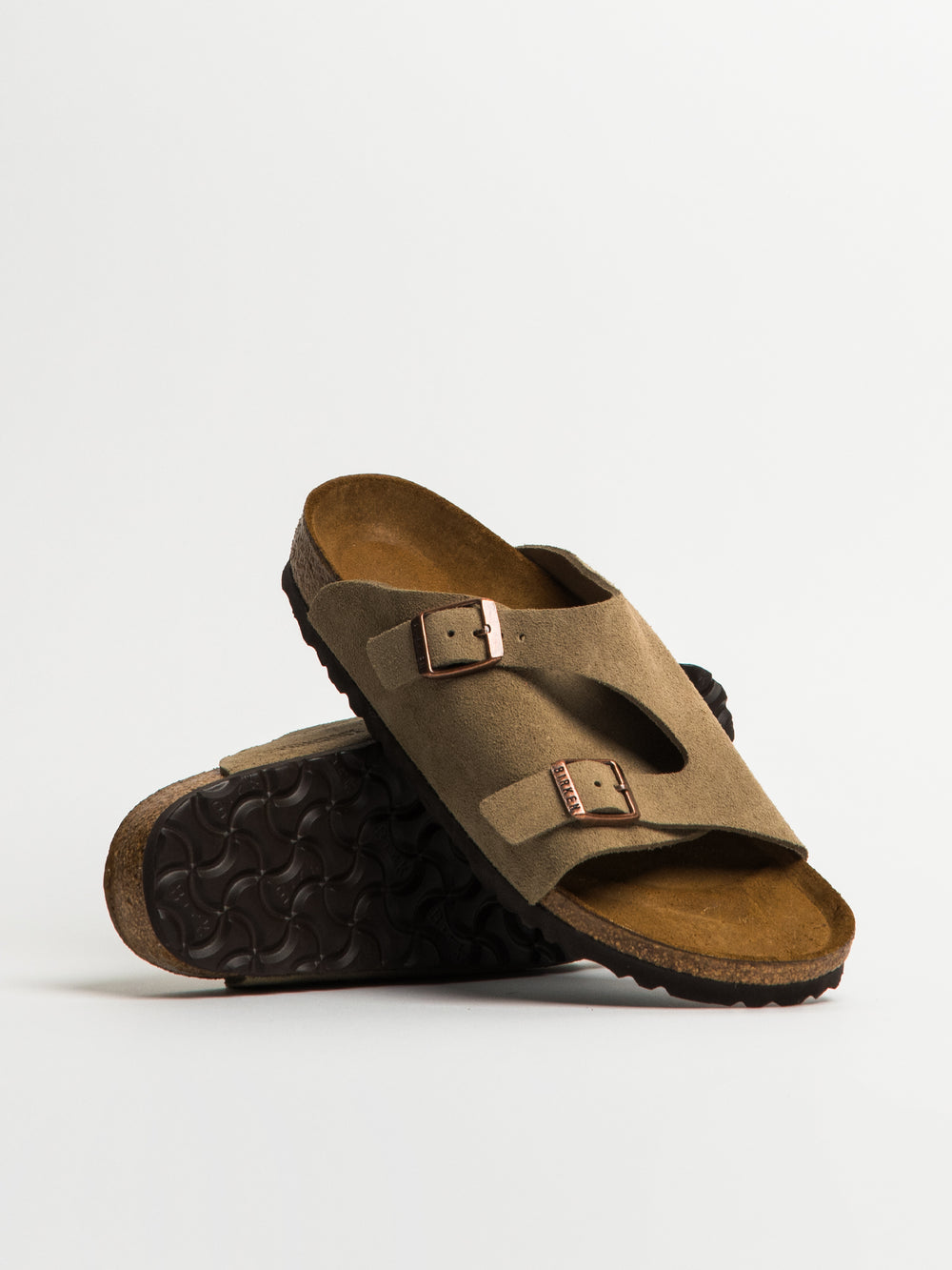 WOMENS BIRKENSTOCK ZURICH SUEDE NARROW FIT SANDALS - CLEARANCE
